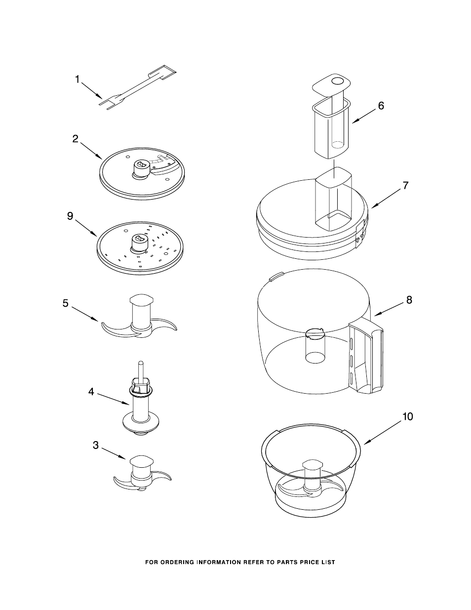 Attachment, Attachment parts | KITCHENAID KFP750BW1 User Manual | Page 4 / 5