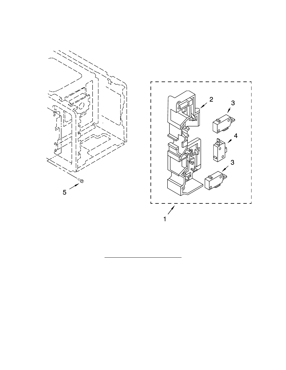 Latch board, Latch board parts | KITCHENAID KCMS1555SWH0 User Manual | Page 4 / 6