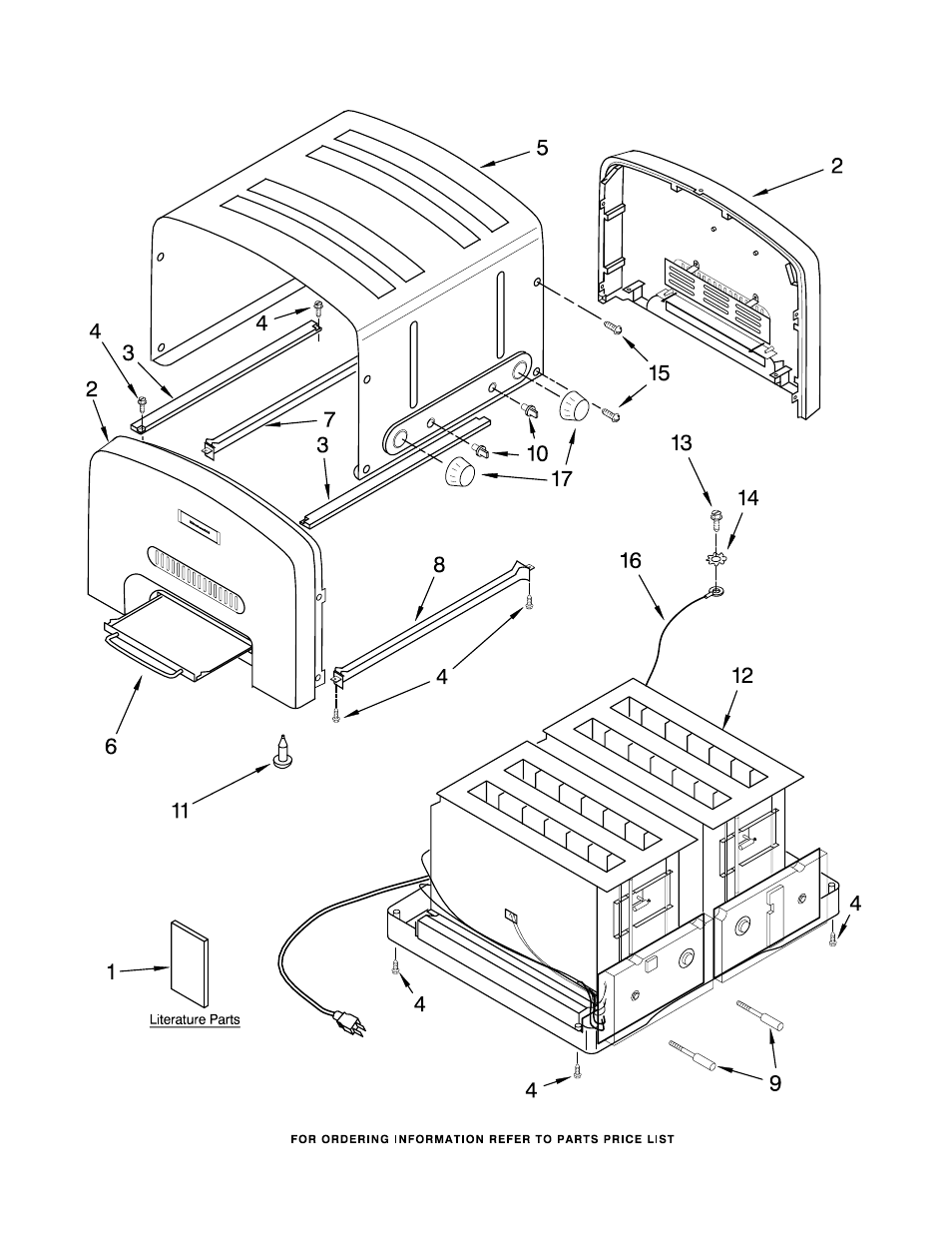 Housing parts | KITCHENAID 4KPTT890PM1 User Manual | Page 2 / 3