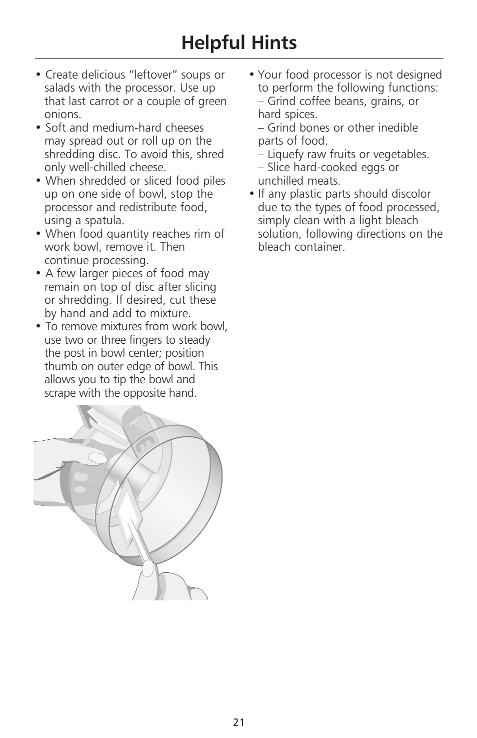 Helpful hints | KITCHENAID 670 User Manual | Page 23 / 92