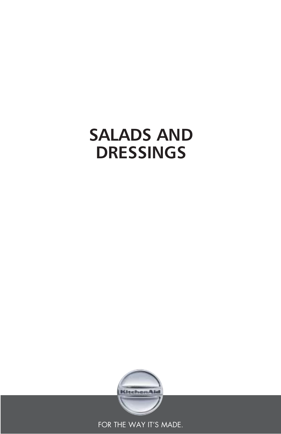 Salads and dressings | KITCHENAID 670 User Manual | Page 33 / 92