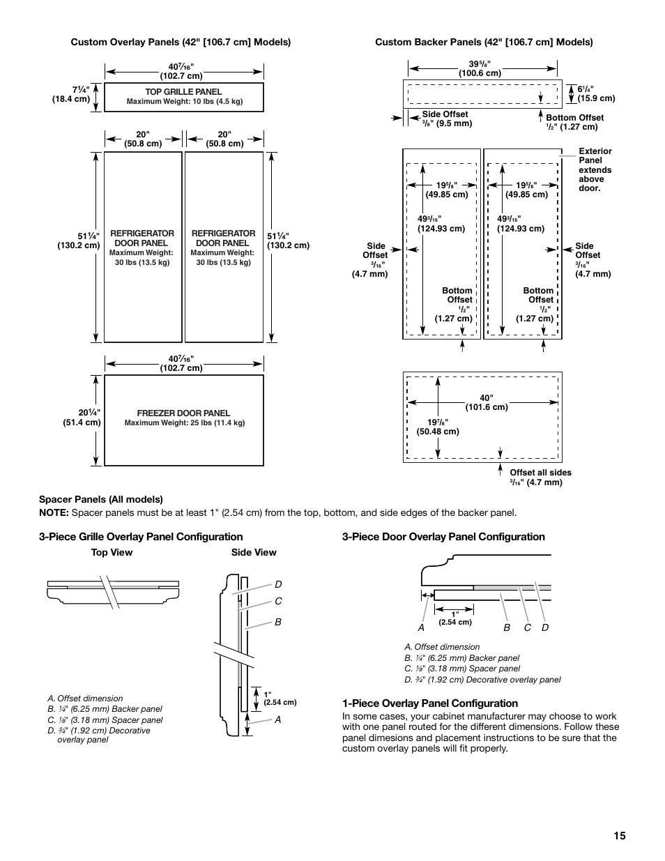 KITCHENAID Bottom-Mount Built-In Refrigerator User Manual | Page 15 / 84