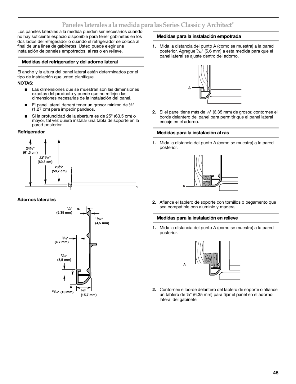 KITCHENAID Bottom-Mount Built-In Refrigerator User Manual | Page 45 / 84