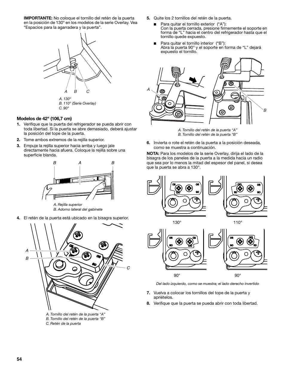 KITCHENAID Bottom-Mount Built-In Refrigerator User Manual | Page 54 / 84