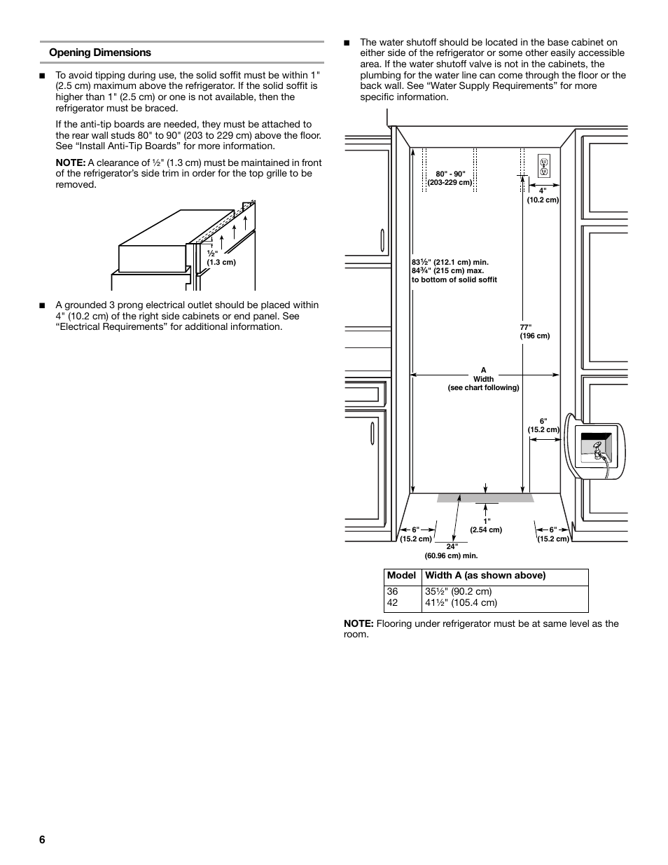 KITCHENAID Bottom-Mount Built-In Refrigerator User Manual | Page 6 / 84