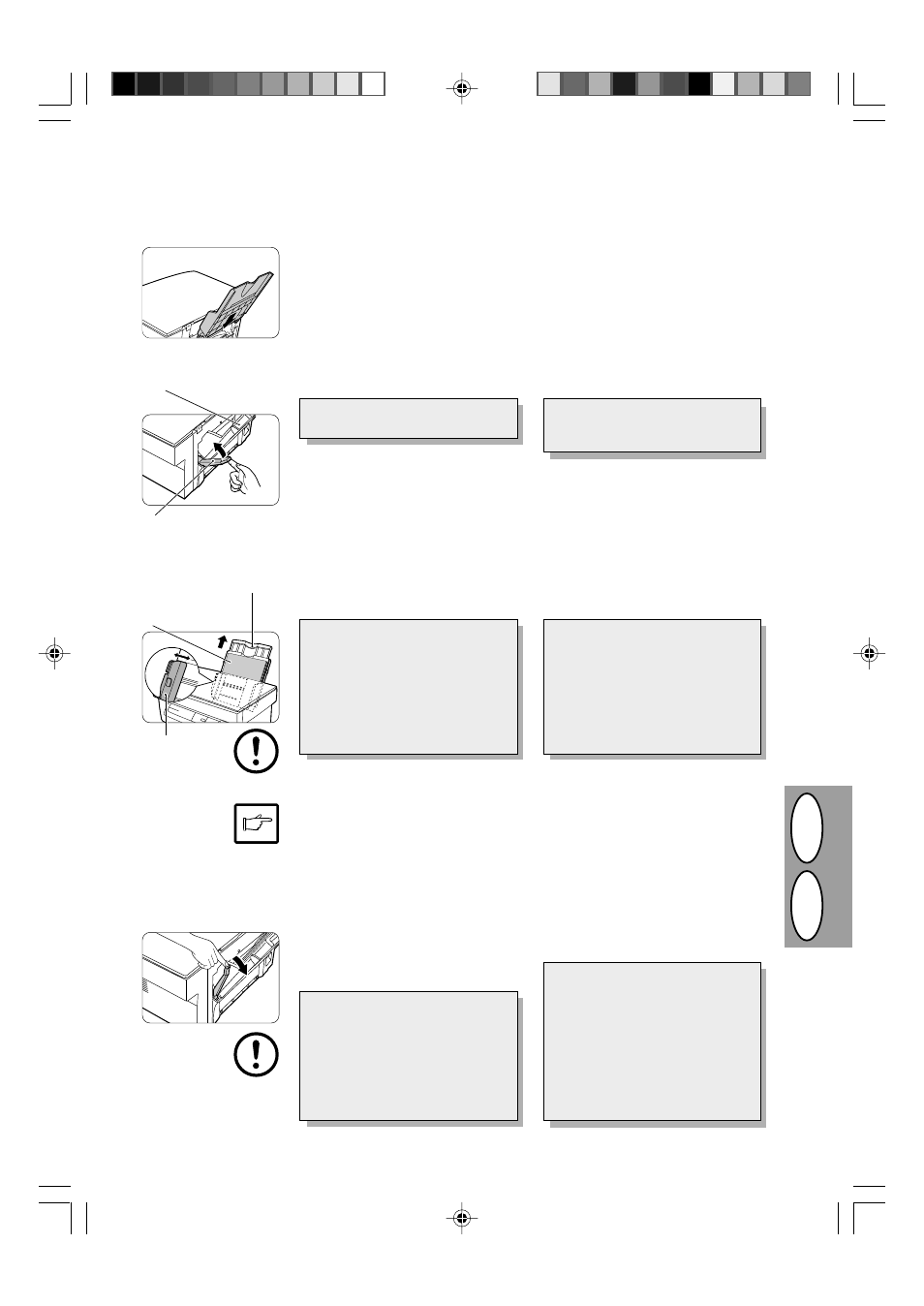 Dg b, Loading copy paper kopierpapier einlegen | Sharp AL-840-2 User Manual | Page 100 / 171