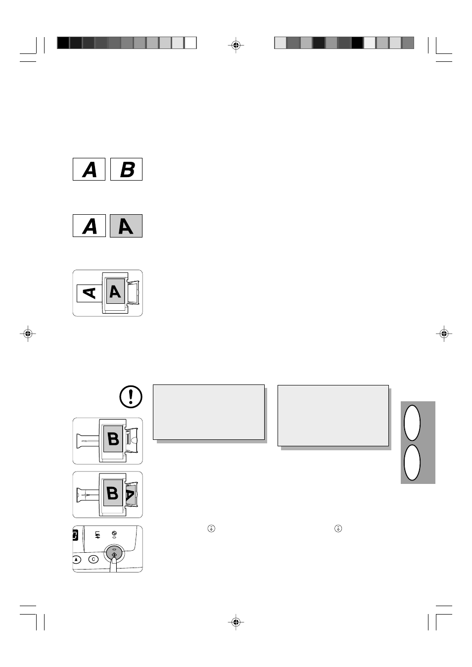 Dg b, Two-sided copying zweiseitiges kopieren | Sharp AL-840-2 User Manual | Page 108 / 171