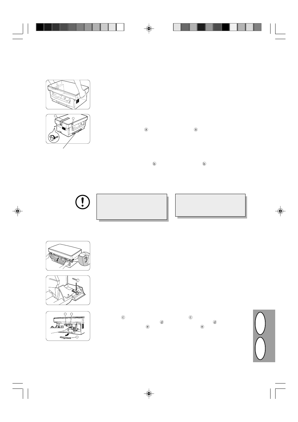 Dk f, Mise en service opstilling | Sharp AL-840-2 User Manual | Page 137 / 171