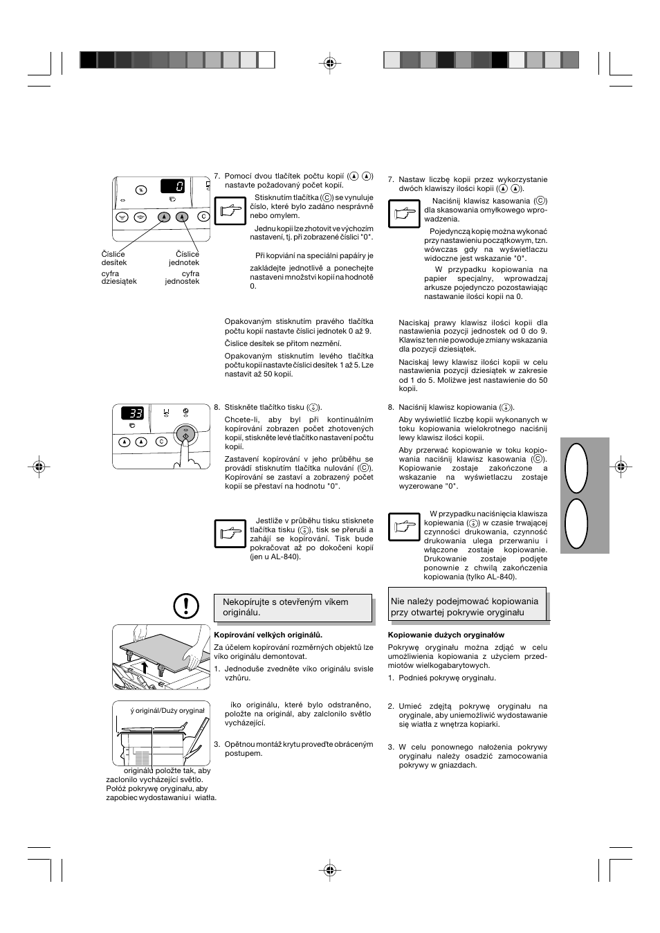 Pl cz | Sharp AL-840-2 User Manual | Page 65 / 171