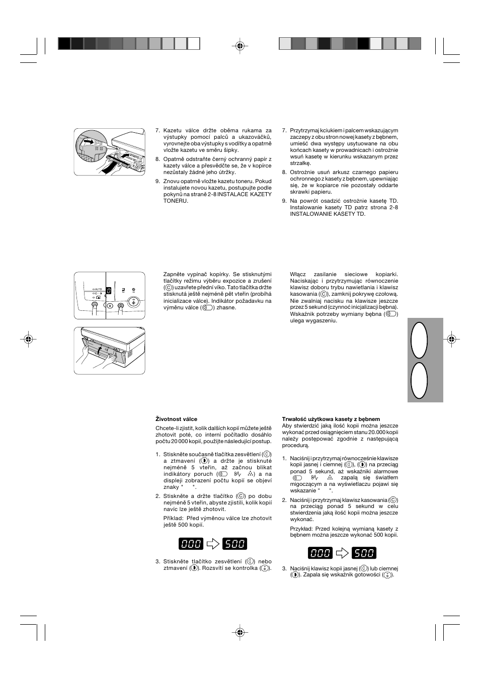 Pl cz | Sharp AL-840-2 User Manual | Page 75 / 171