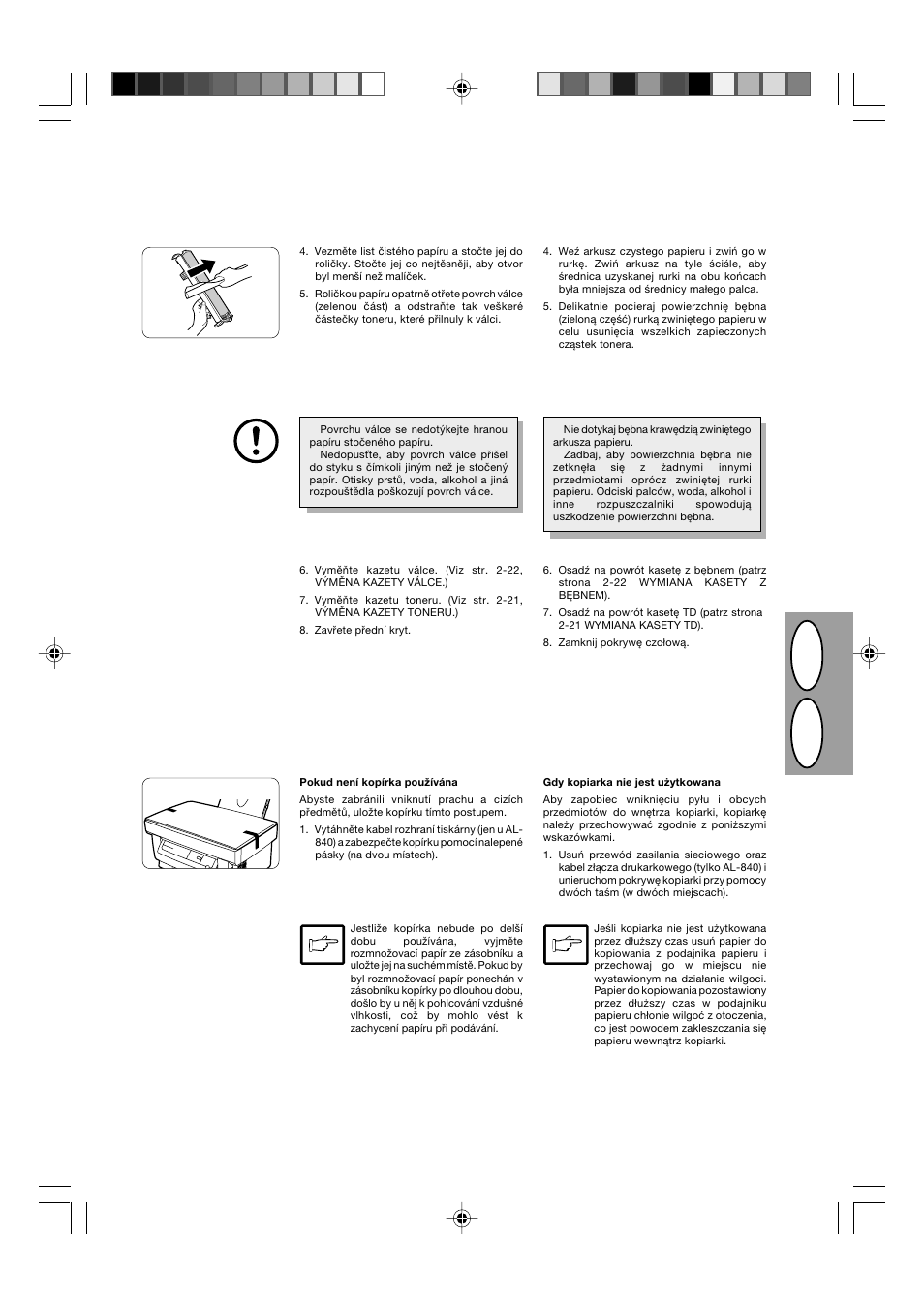 Pl cz | Sharp AL-840-2 User Manual | Page 77 / 171