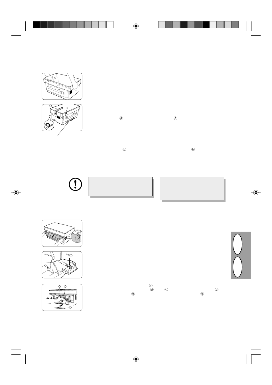 Dg b, Set up aufstellen | Sharp AL-840-2 User Manual | Page 98 / 171