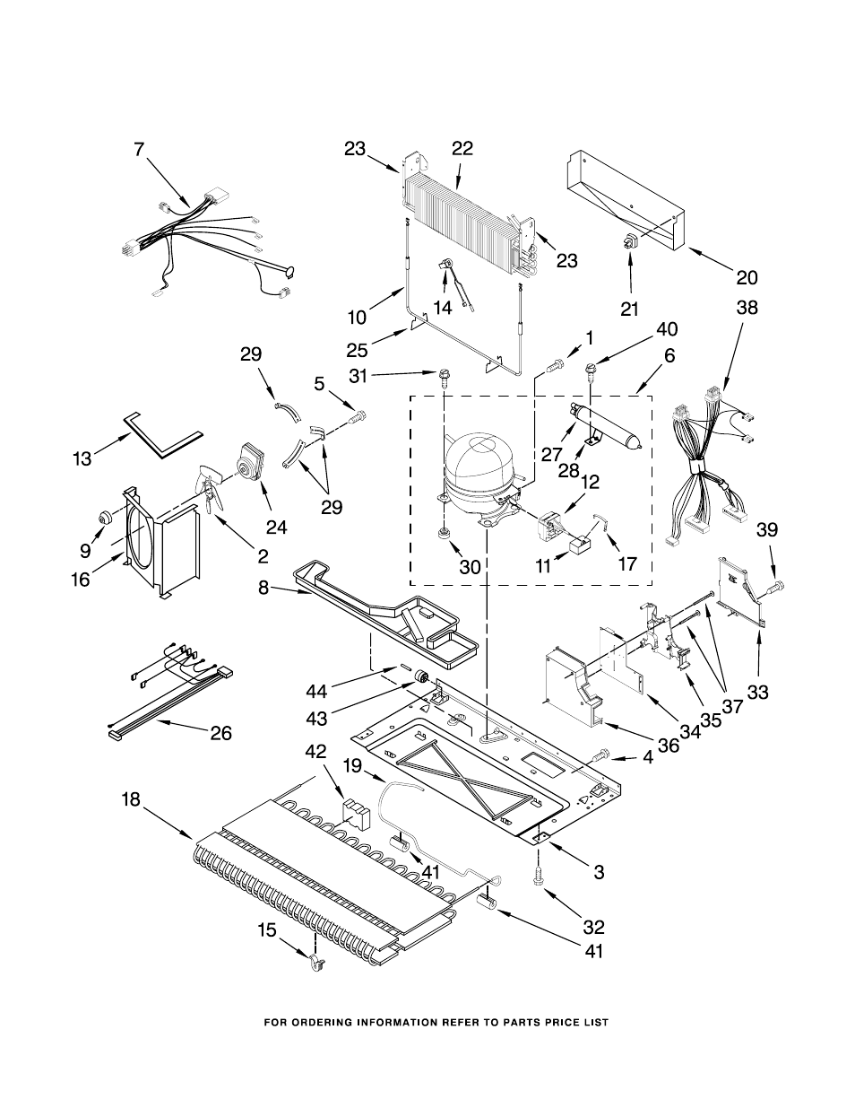 Unit, Unit parts | KITCHENAID KBFS25EVWH00 User Manual | Page 9 / 15