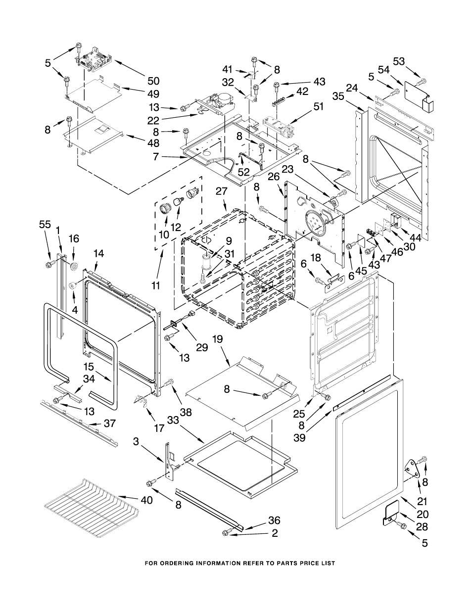 Oven, Oven parts | KITCHENAID KDRS807SSS01 User Manual | Page 3 / 13