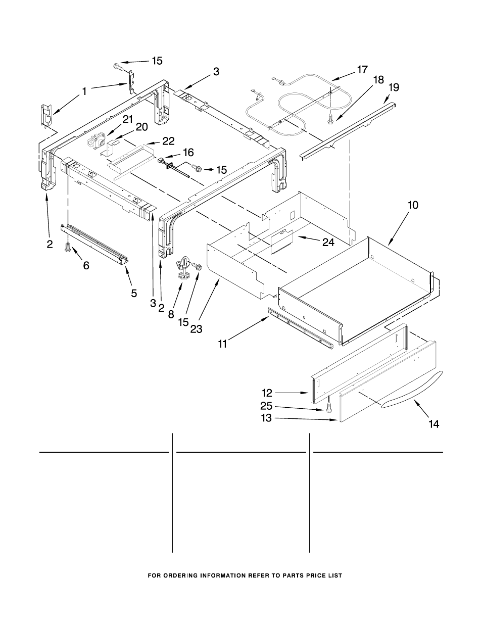 Drawer, Drawer parts | KITCHENAID KDRS807SSS01 User Manual | Page 7 / 13
