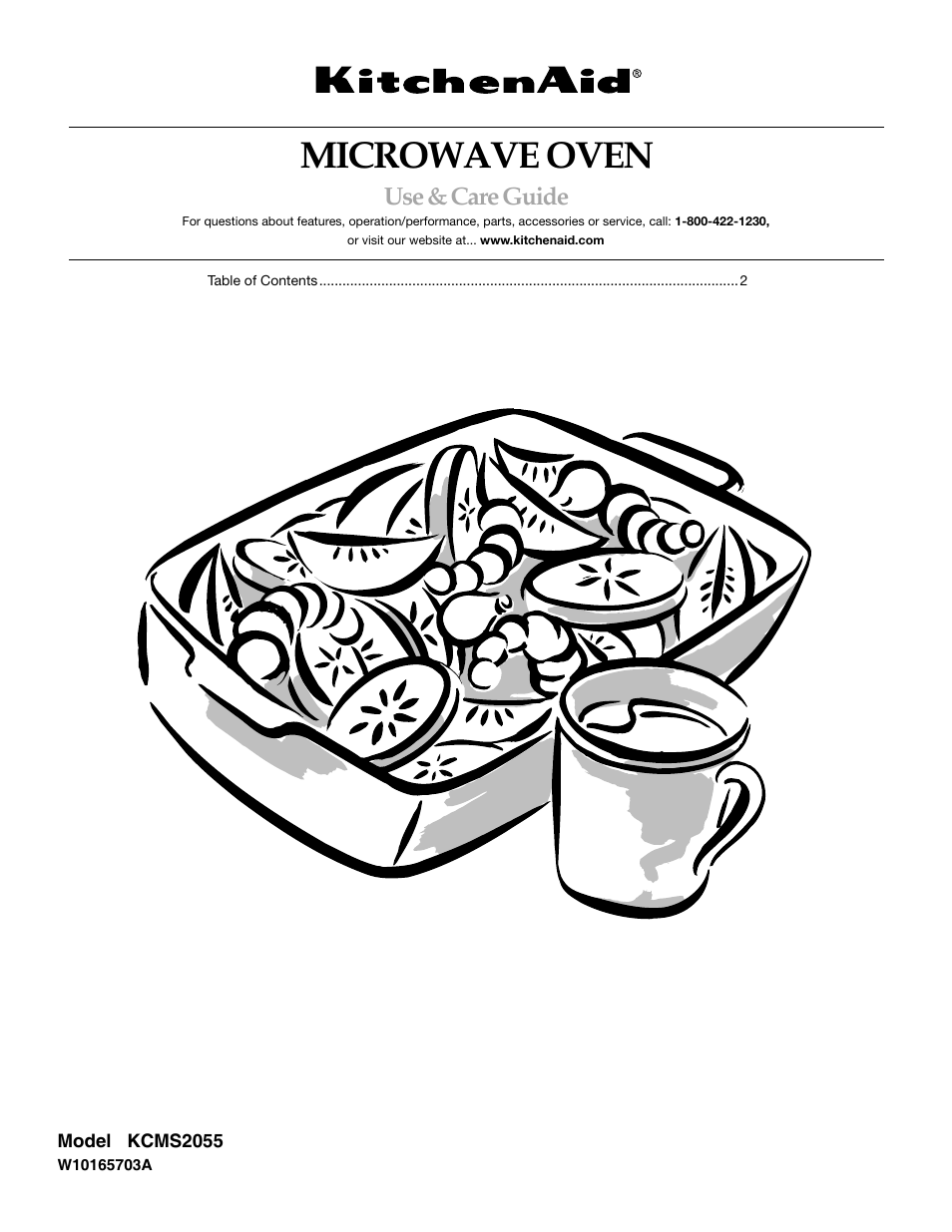 KITCHENAID KCMS2055SSS User Manual | 16 pages