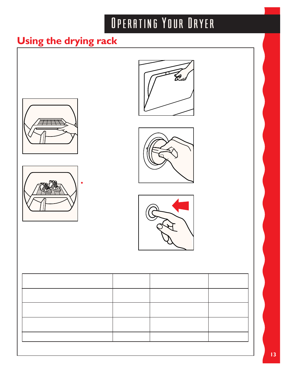 Using the drying rack | KITCHENAID KEYS777E User Manual | Page 13 / 24