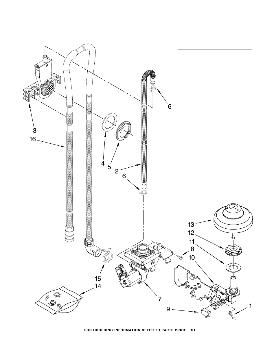 Fill, drain and overfill, Fill, drain and overfill parts | KITCHENAID KUDC03ITBS3 User Manual | Page 4 / 14