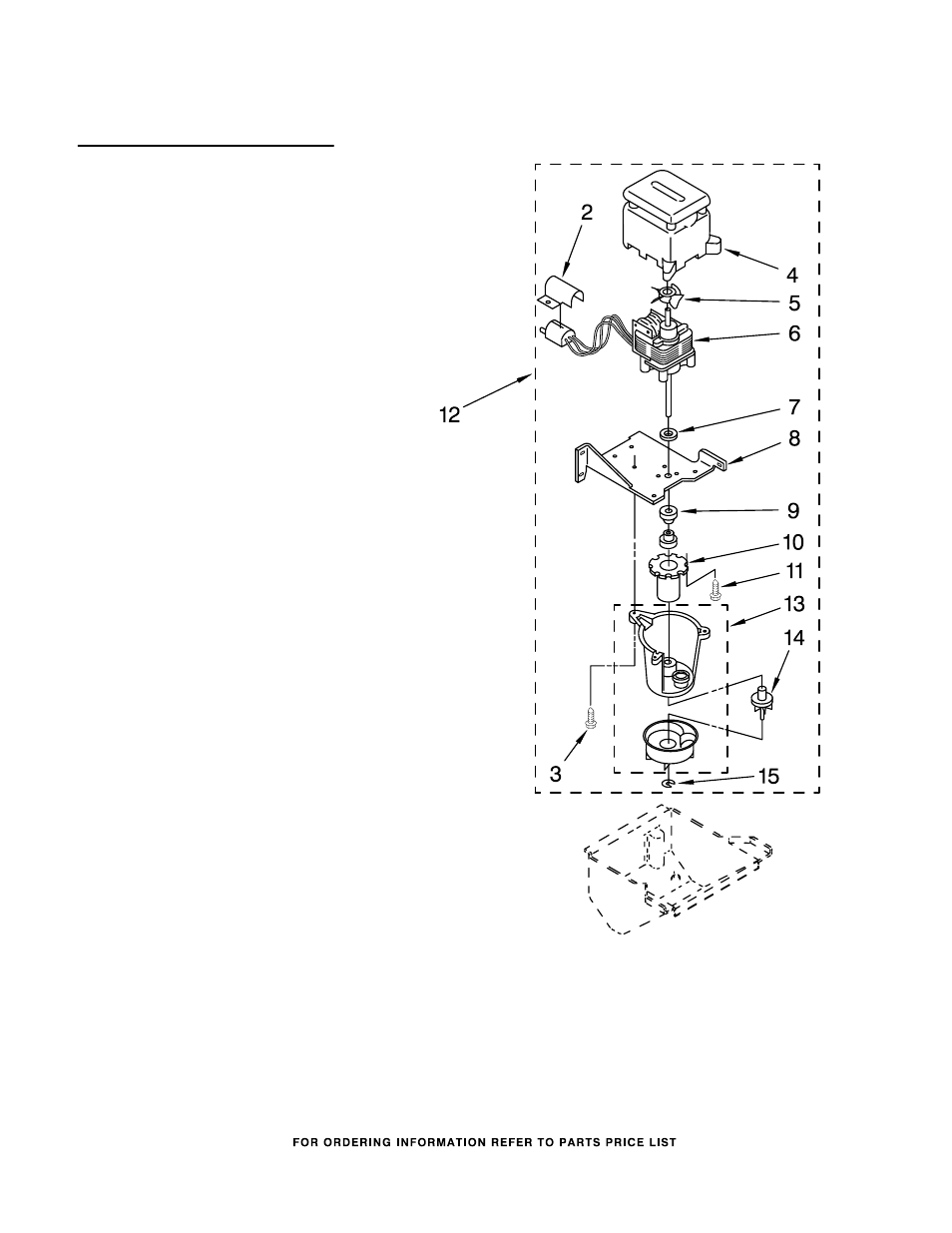 Pump, Pump parts, For model: kuis185gss0 (stainless steel) | KITCHENAID KUIS185GSS0 User Manual | Page 5 / 8
