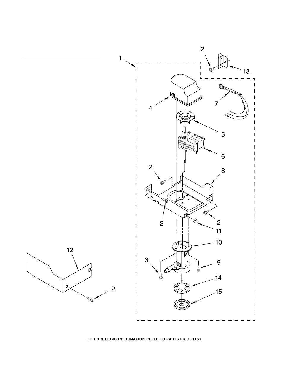 Pump, Pump parts | KITCHENAID KUIS155HBS1 User Manual | Page 5 / 8