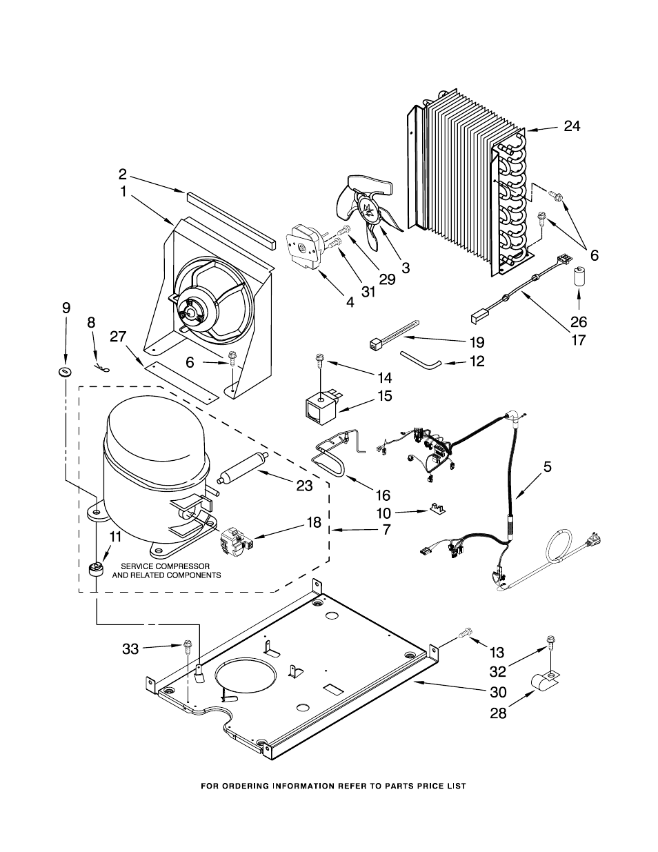 Unit, Unit parts | KITCHENAID KUIS15NRTW3 User Manual | Page 7 / 9