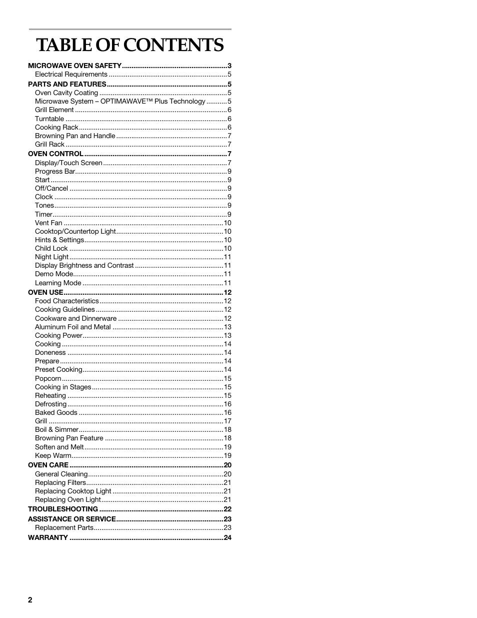 KITCHENAID KHHS179L User Manual | Page 2 / 24