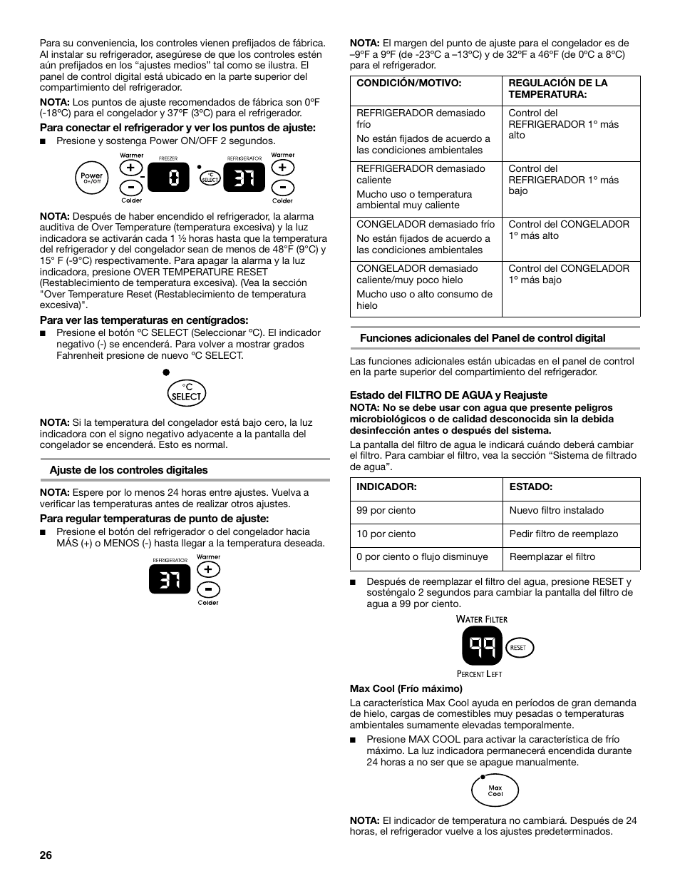 KITCHENAID SIDE BY SIDEBUILT-IN REFRIGERATOR User Manual | Page 26 / 64