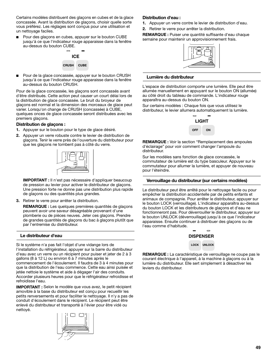 KITCHENAID SIDE BY SIDEBUILT-IN REFRIGERATOR User Manual | Page 49 / 64