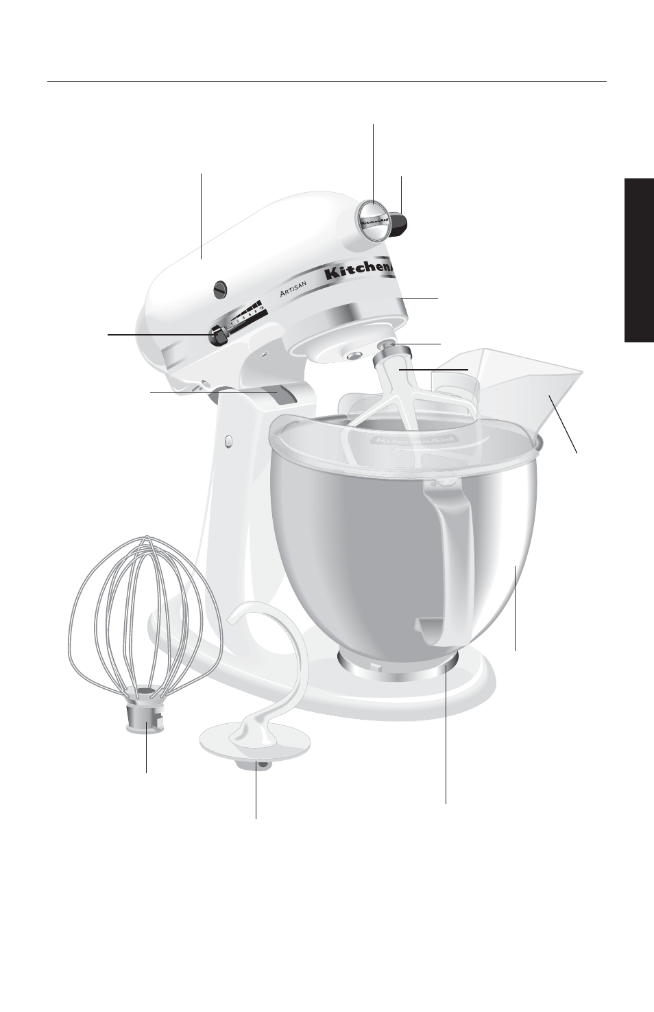 5ksm150ps tilt-head stand mixer features | KITCHENAID 5K45SSC User Manual | Page 7 / 38