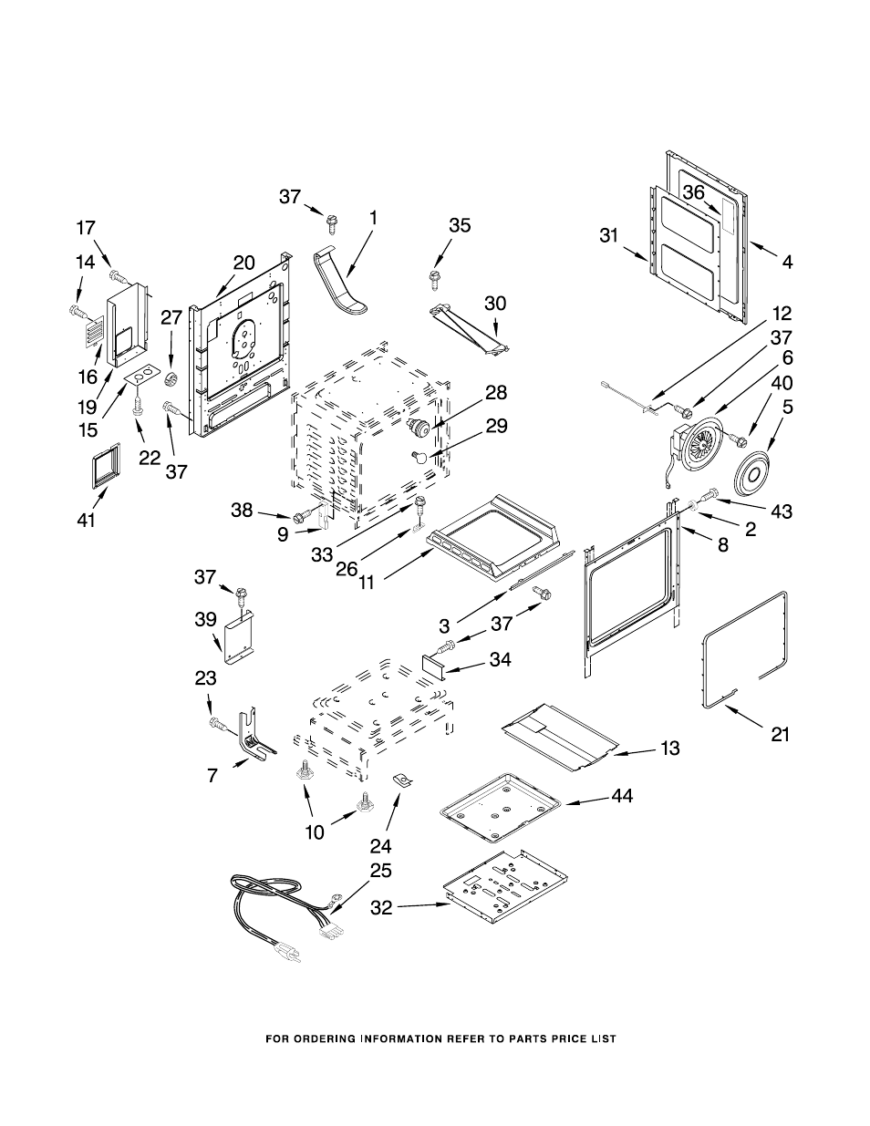 Chassis, Chassis parts | KITCHENAID KGRS205TBL5 User Manual | Page 3 / 10