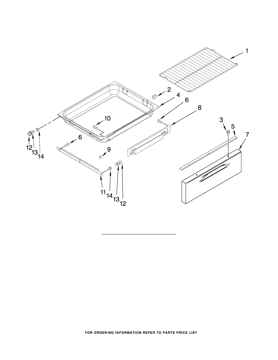 Drawer and rack, Drawer and rack parts | KITCHENAID KGRS205TBL5 User Manual | Page 9 / 10