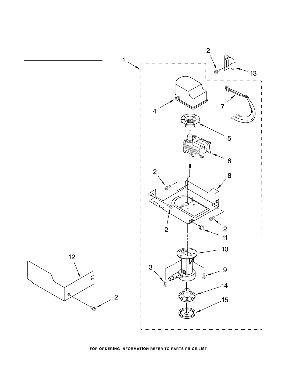Pump, Pump parts | KITCHENAID KUIS155HBS0 User Manual | Page 5 / 8