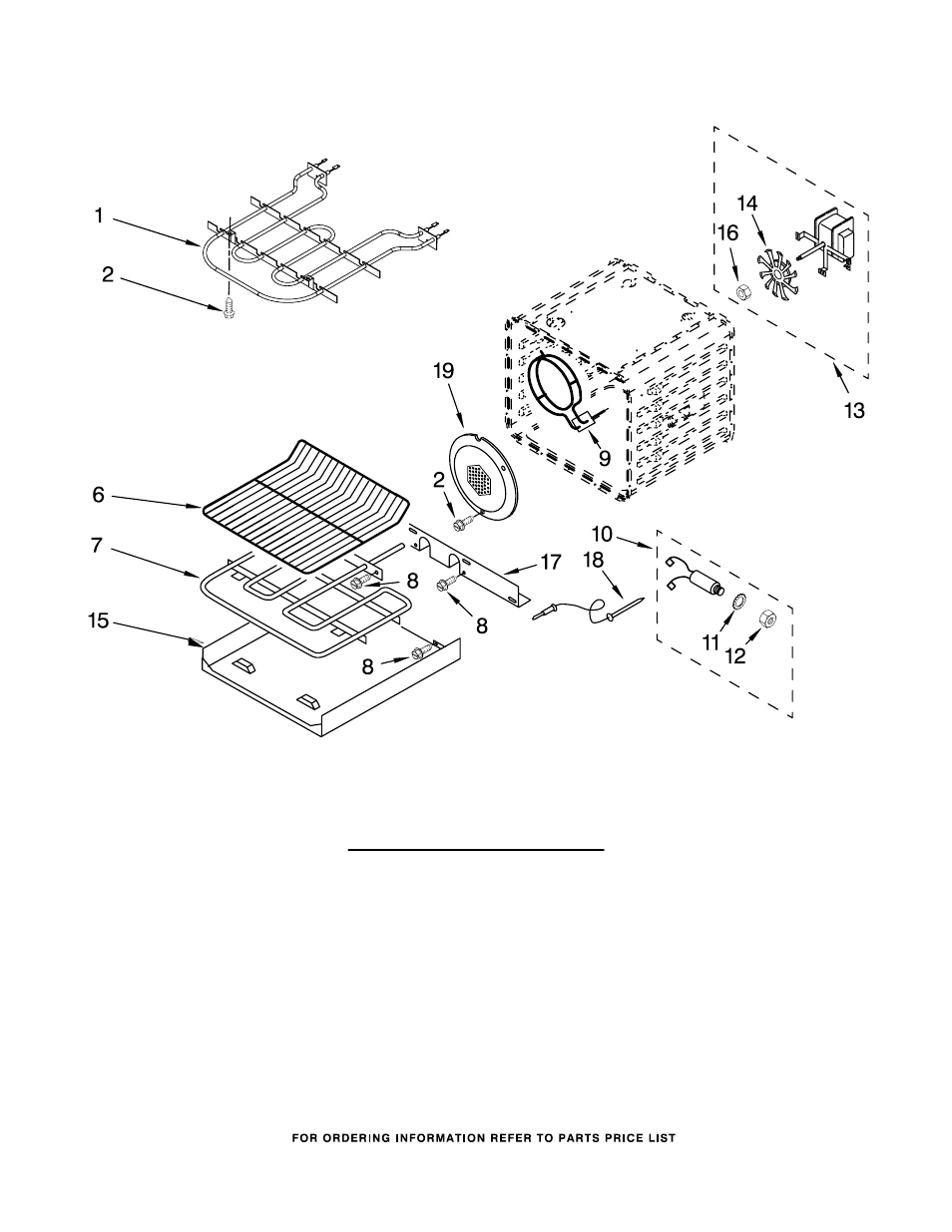 Internal oven, Internal oven parts | KITCHENAID KEBC167VSS00 User Manual | Page 4 / 7