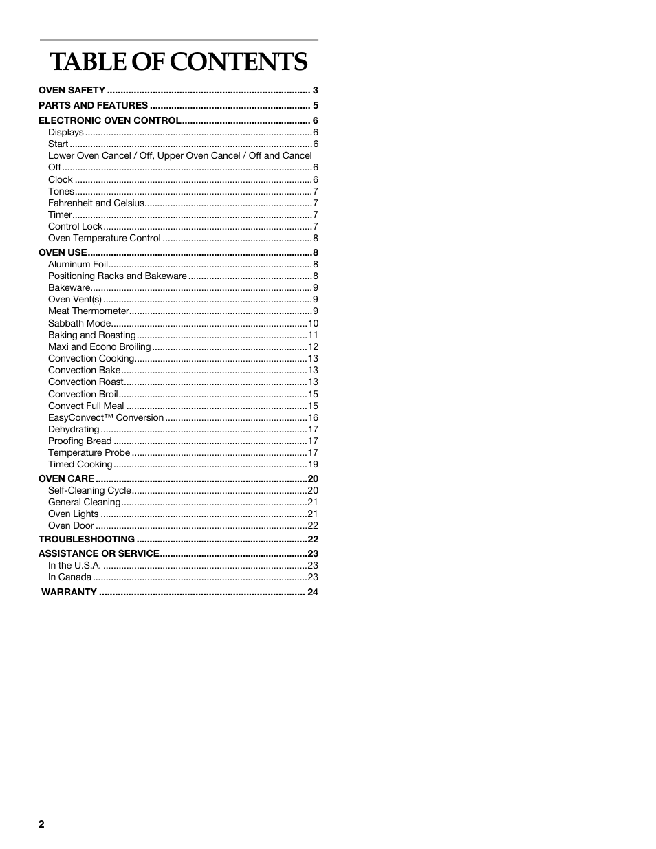 KITCHENAID YKEBC208 User Manual | Page 2 / 24