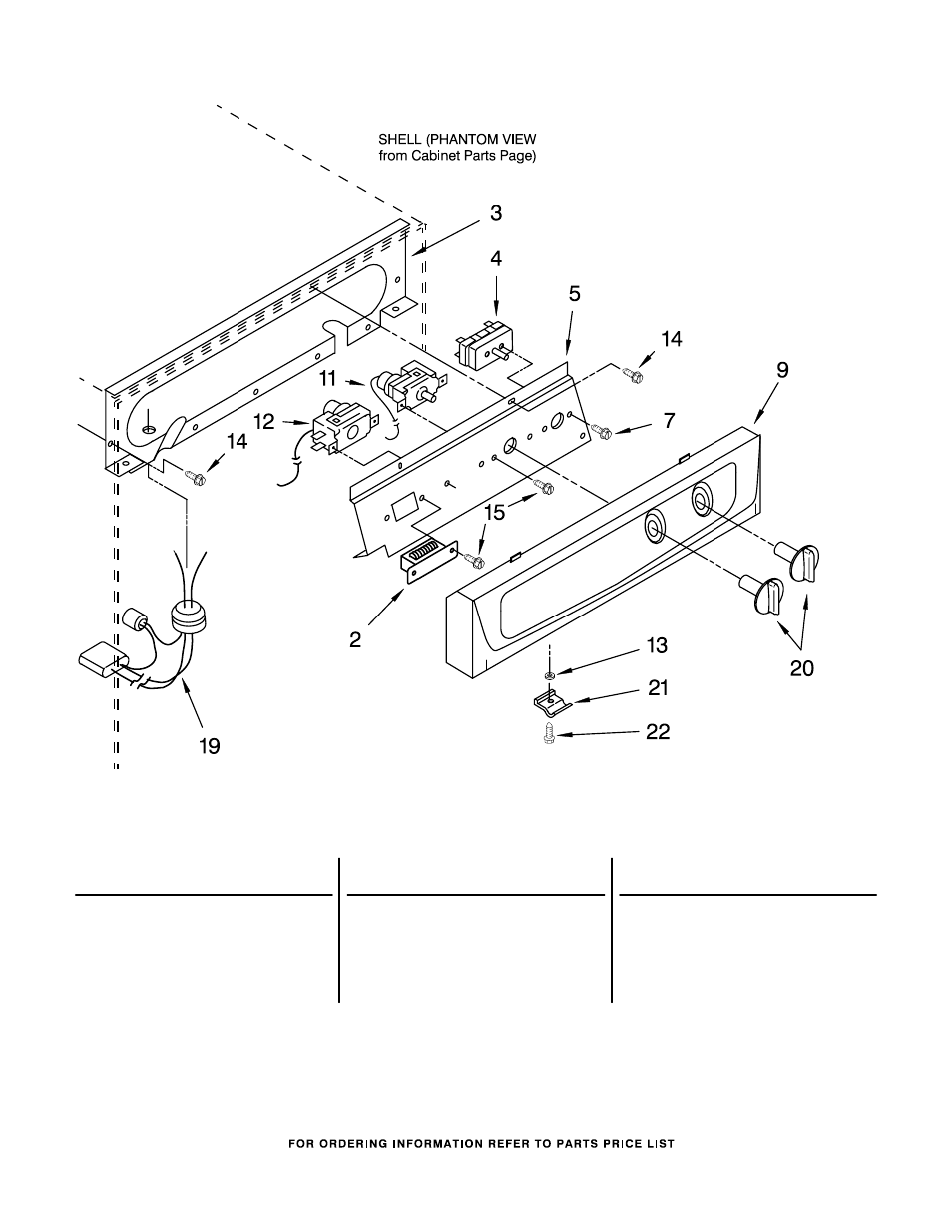 Escutcheon and control components, For models: kuis185gbt0 (biscuit) | KITCHENAID KUIS185GBT0 User Manual | Page 6 / 8