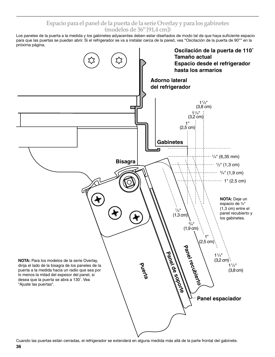 Gabinetes | KITCHENAID 2320680B User Manual | Page 36 / 80