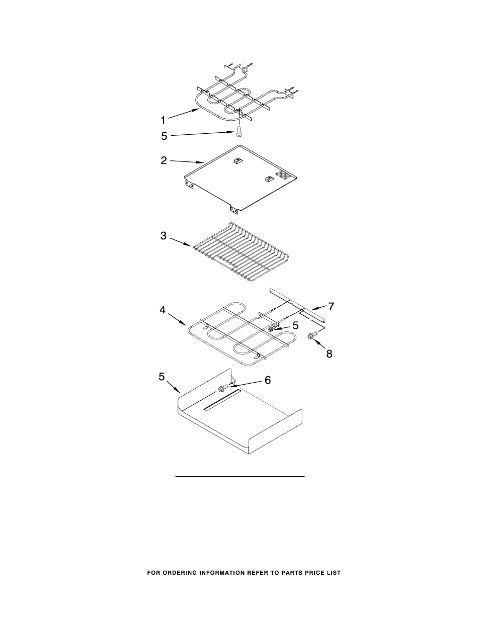 Internal oven, Internal oven parts | KITCHENAID KEBK206SBL04 User Manual | Page 5 / 7