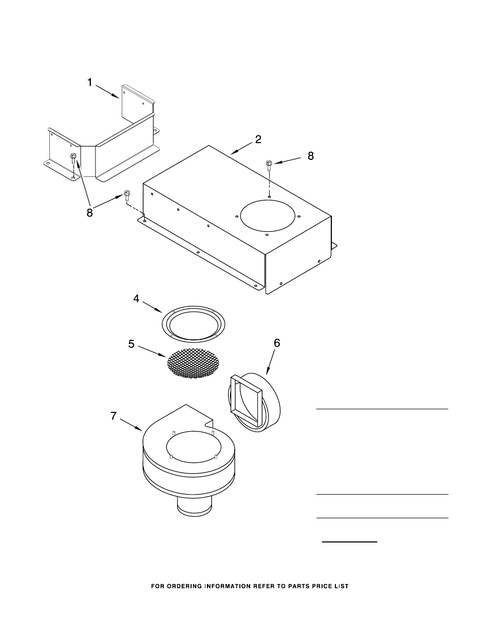 Blower unit, Blower unit parts | KITCHENAID KECD806RSS00 User Manual | Page 3 / 4