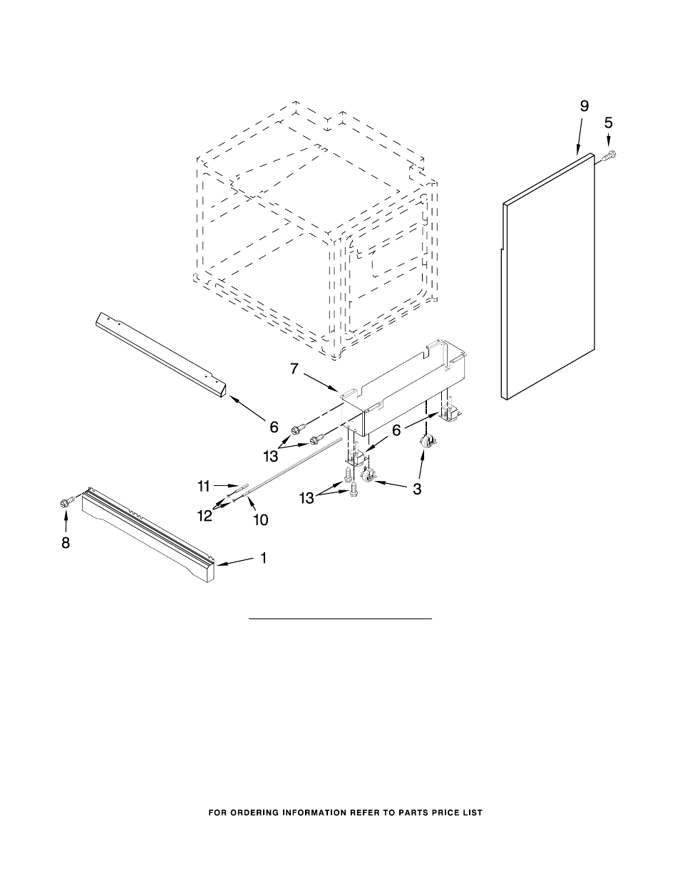Chassis, Chassis parts | KITCHENAID KDRU763VSS00 User Manual | Page 7 / 11