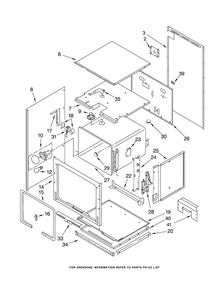 Oven, Oven parts | KITCHENAID KEBI141YBL1 User Manual | Page 2 / 8