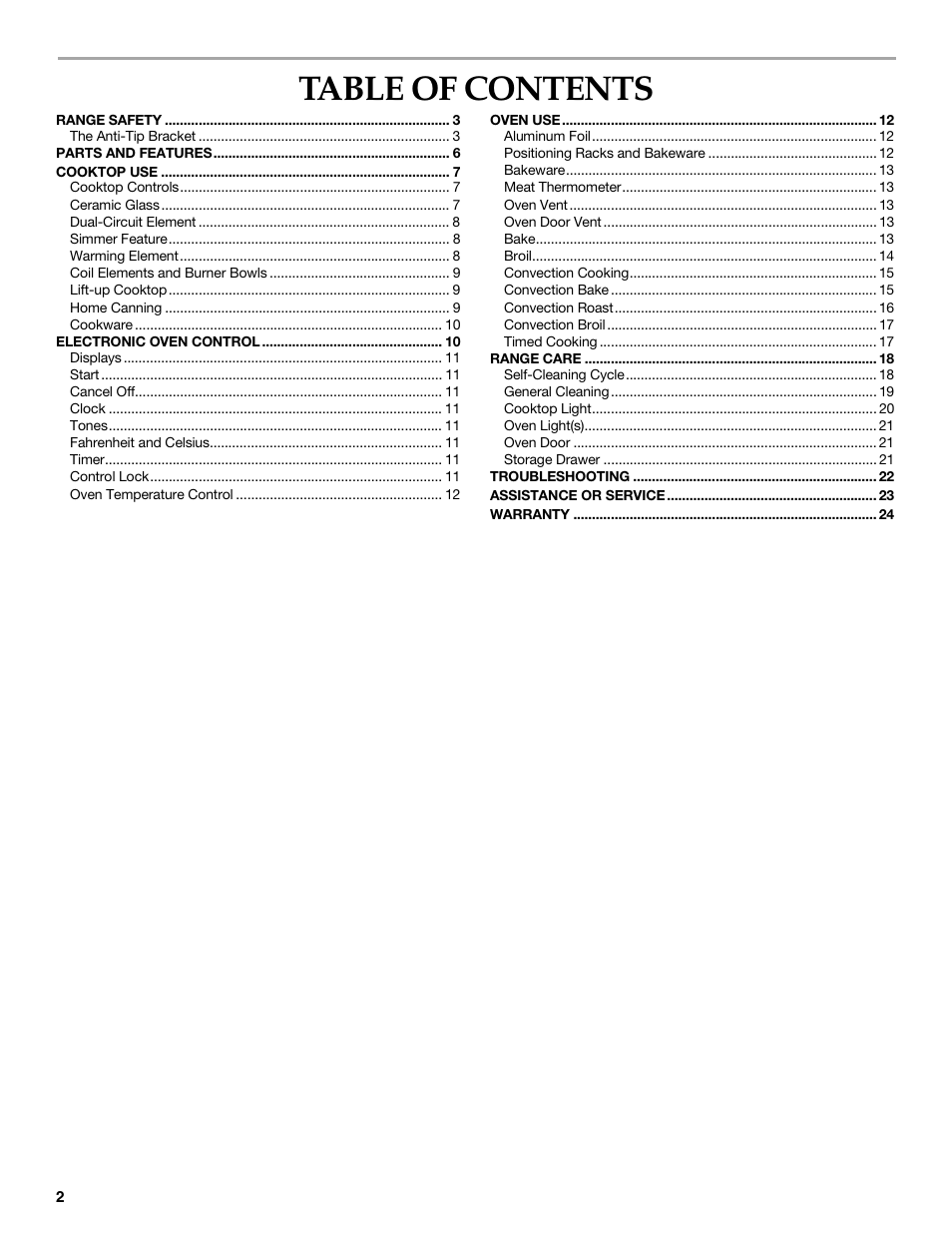 KITCHENAID KERC500  EN User Manual | Page 2 / 24