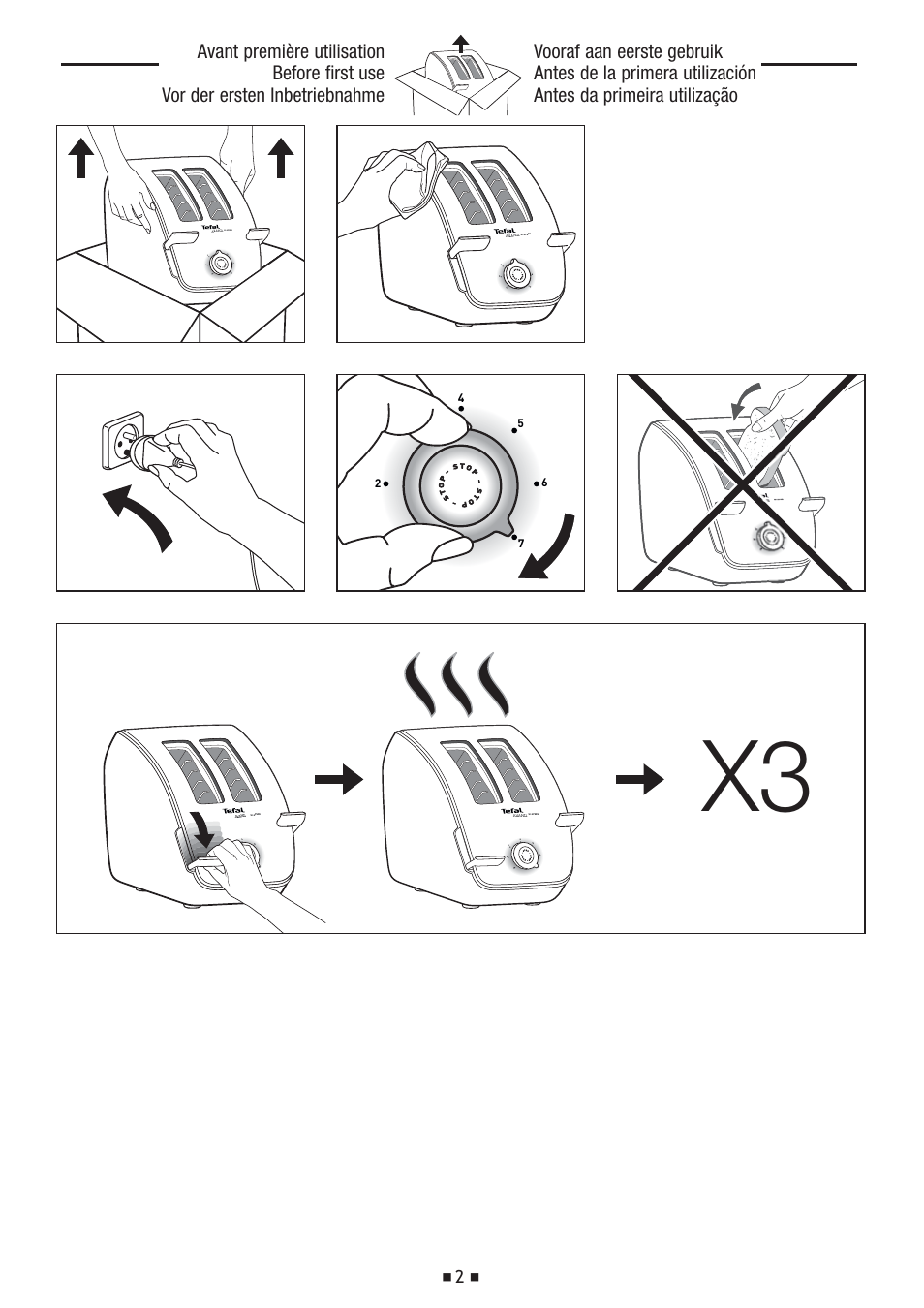 Tefal TT 7041 User Manual | Page 3 / 9