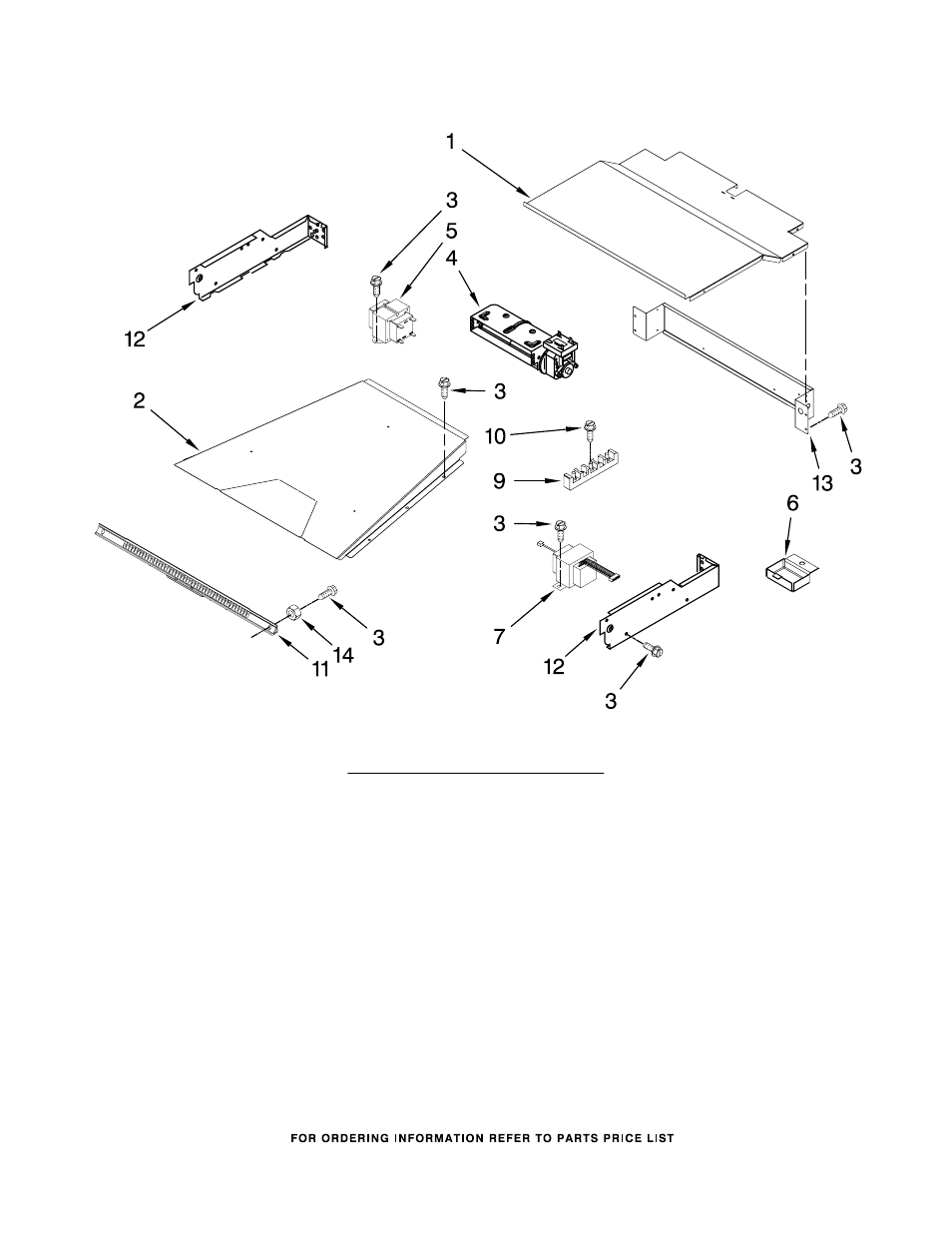 Top venting, Top venting parts | KITCHENAID KEBU208SSS03 User Manual | Page 6 / 7
