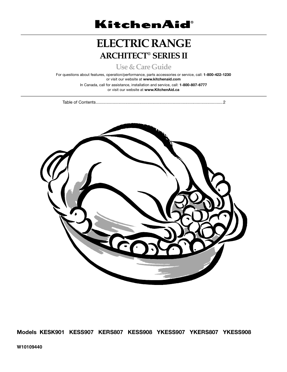 KITCHENAID ARCHITECT KESS908 User Manual | 32 pages