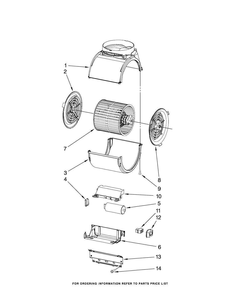 Motor, Motor parts | KITCHENAID KWCU465SSS0 User Manual | Page 3 / 4
