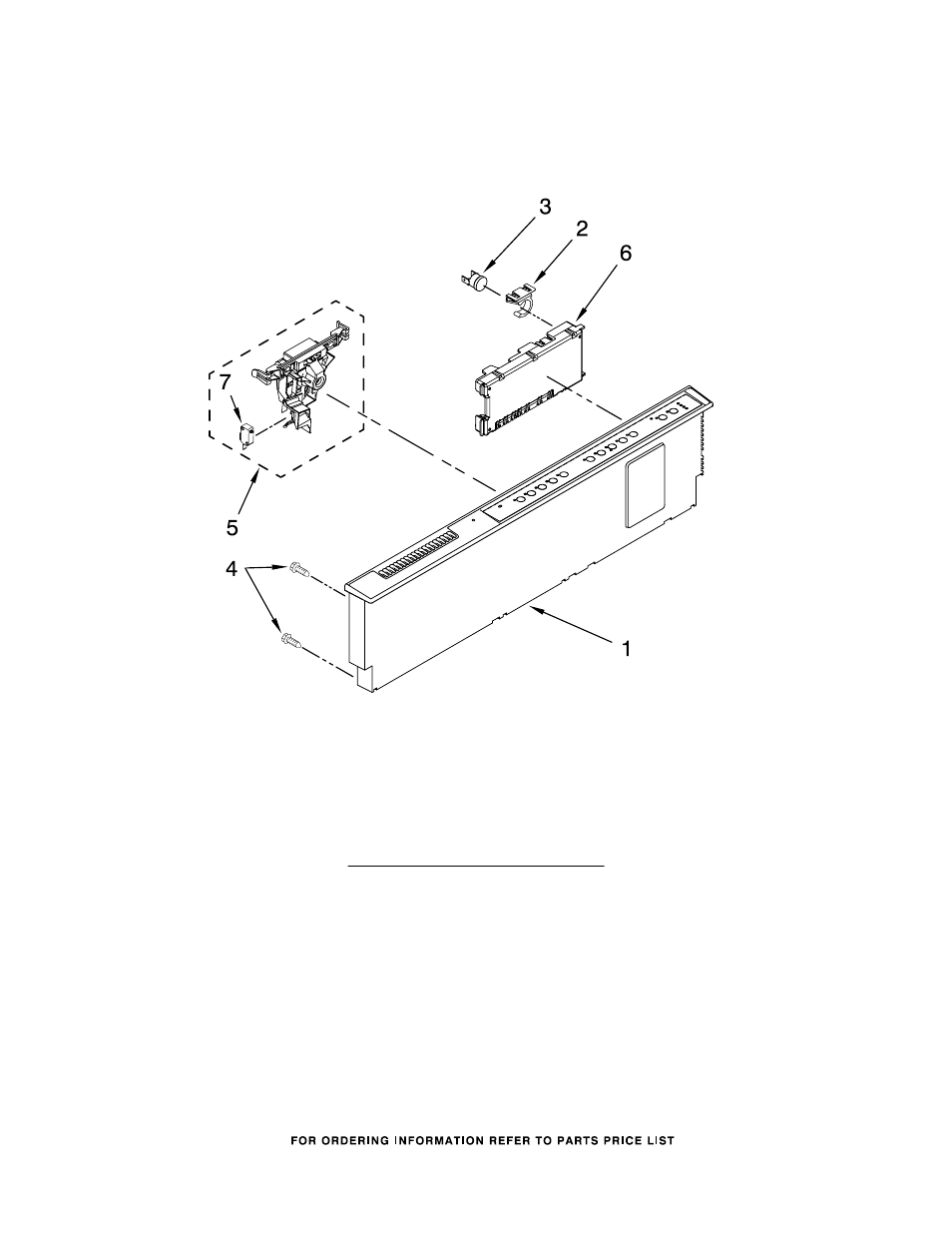 Control panel, Control panel parts | KITCHENAID KUDE03FTWH1 User Manual | Page 2 / 15