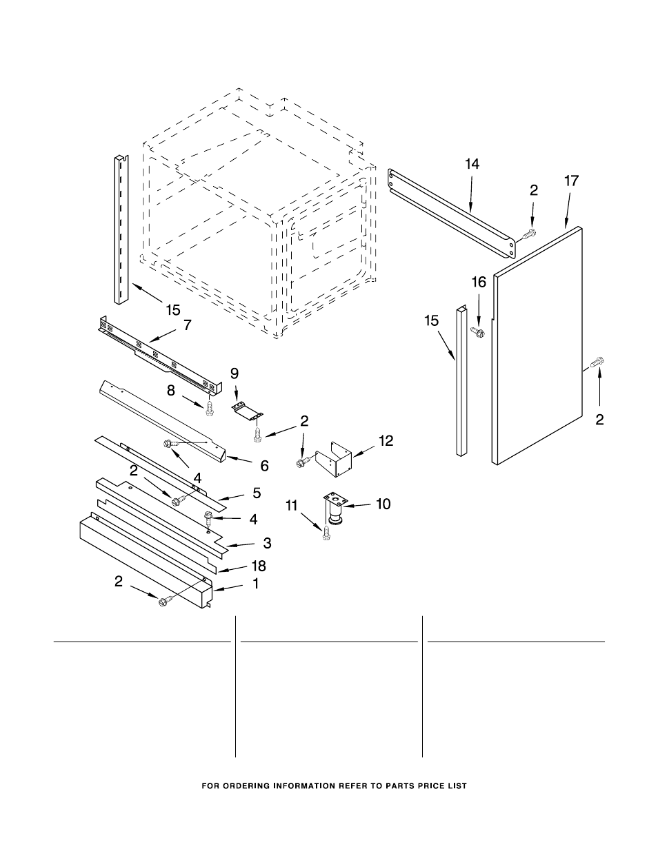 Chassis, Chassis parts | KITCHENAID KDRP462LSS05 User Manual | Page 11 / 12
