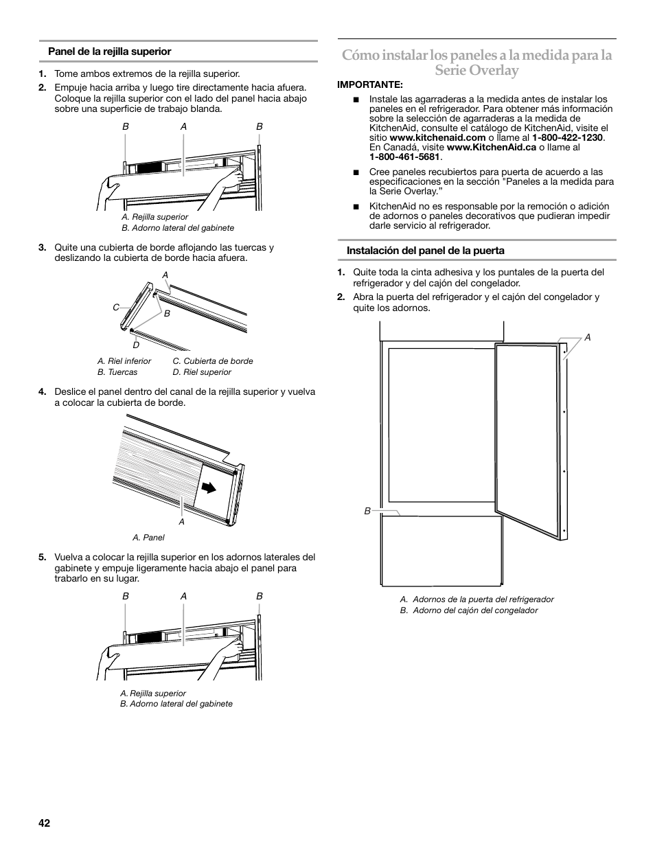 KITCHENAID 2307890A User Manual | Page 42 / 68