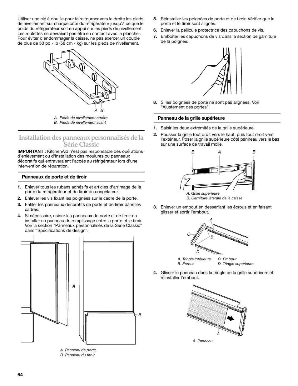 KITCHENAID 2307890A User Manual | Page 64 / 68