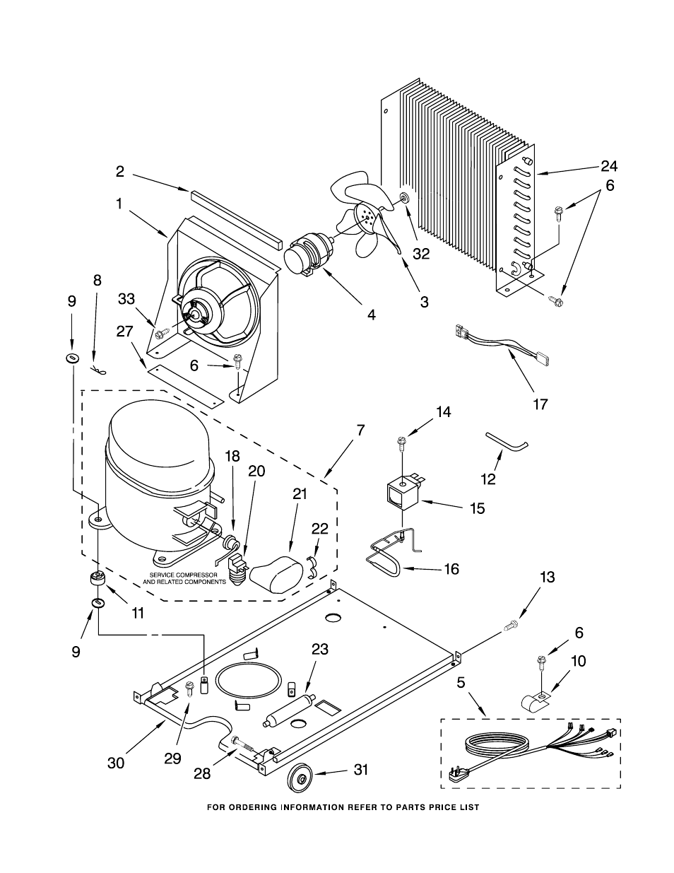Unit, Unit parts | KITCHENAID KUIS185JBL0 User Manual | Page 7 / 8